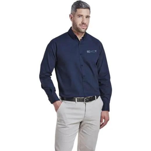 Mens Long Twill Moderna Main Navy